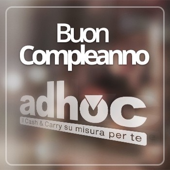 Notizie dal blog: Buon Compleanno, Adhoc!