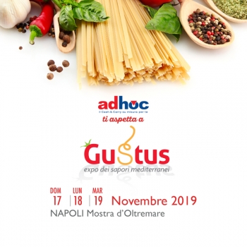 Notizie dal news: Adhoc parteciperà alla sesta edizione di Gustus