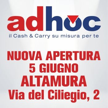 Notizie dal news: Adhoc apre ad Altamura, in Puglia!