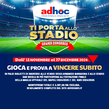 Notizie dal news: Adhoc ti porta allo stadio!