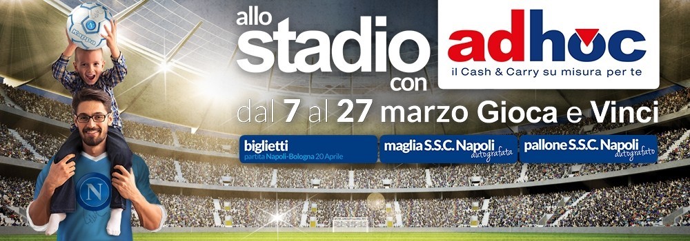 Concorso Allo stadio con Adhoc 2016