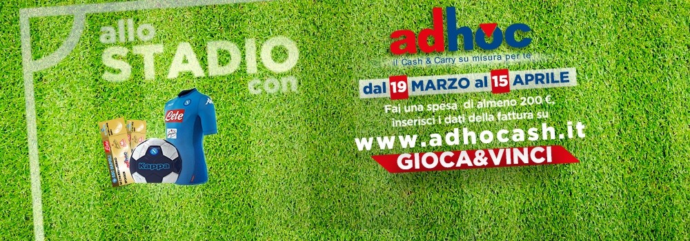Notizie dal news: Concorso Allo stadio con Adhoc 2018